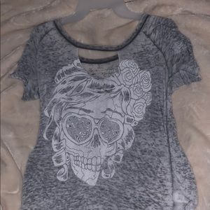 Front cut out tank top